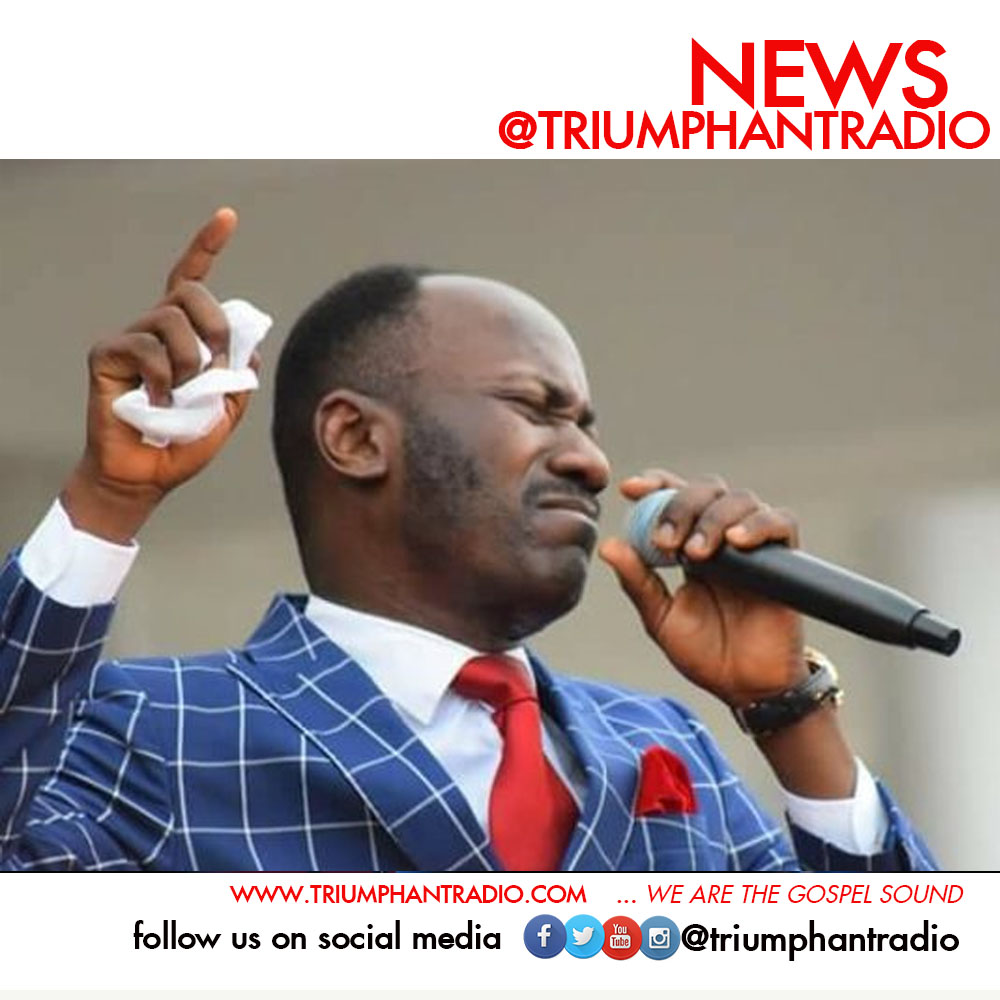 TRNEWS: 2018 PROPHECY BY APOSTLE JOHNSON SULEMAN ...